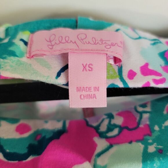 Lilly Pulitzer Fawcett Dress Early Bloomer Size XS - Picture 6 of 7